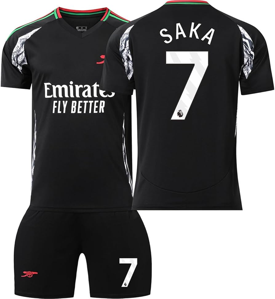 Amazon.co.jp: アーセナル ユニフォーム24-25 7番Saka、8番Ødegaard、9